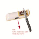 Professional USB Rechargeable Portable Electric Knife Sharpener, Adjustable Angle 20-Degree Straight Edge, Suitable for Kitchen Knives, Chef Knives, Slicing Knives, Santoku Knives, Peeling Knives, Small Knives, Ceramic Knives - Image 6