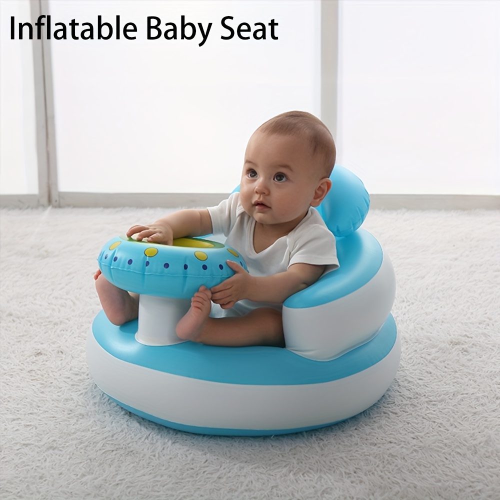 3f2cb287-dd98-40e0-8832-e5f910f86551.jpg LAMGUU Inflatable Youngsters Seat with Bowl Holder – Portable Floor-Standing Support for Youngsters 3-36 Months, Built-in Air Pump, Soft PVC Material, Pink/Blue, Perfect for Learning to Sit and Feed, Youngsters Feeding Chair | Playful Youngsters Seat | Sa - الصورة 1