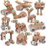 120pcs Kids DIY Tool Set - Educational STEM Construction Toy Kit with Handmade Plastic Tools, Assembly Required, Role Play Game for Children, Creative Brain Teaser for Fine Motor Skills Development, Perfect Christmas Birthday Gift for Boys & Girls - Image 11