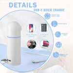 Portable electric Bidet - Mini Detachable Handheld Personal Travel Bidet with 2 Pressure Options Electric Sprayer Toilet for Personal Hygiene Cleaning/Soothing Postpartum Care/Perineal/2 Modes | 350ml/12.3oz - Image 8