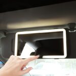 LED Lighted Makeup Mirror for Cars - Portable, USB Rechargeable, Lithium Battery, Polished Plastic Finish, Wall-Mountable, Ideal for Quick Touch-Ups, Compatible with All Vehicles, Car Mirror Hanging Accessory, Compact Mirror for Travel, Car Interior Mirro - Image 12