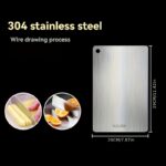 ⁦Premium Titanium Steel Double-Sided Cutting Board - Food Grade, Preserves Original Flavor Without Damaging Knives⁩ - الصورة ⁦2⁩