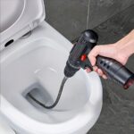 1pc Pipe Deburring Tool Drill Attachment, Multi-Functional Drain and Toilet Plunger, Hair and Debris Removal, Bathroom and Kitchen Drain Cleaner, Flexible Pipe Assistant for Commercial and Residential Use, Durable and Space-Saving, Drill Not Include