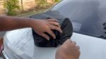 ⁦1pc Black Nylon Car Roof Luggage Rack with Surfboard & Kayak Straps - Non-Slip Folding Cushion for Secure Transport, Easy Snap-On Installation, Durable PA Material for Outdoor Use, Luggage Rack for Vehicle⁩ - الصورة ⁦11⁩
