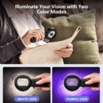 ⁦LEIPAN High-Definition Handheld Digital Microscope with 5.08cm IPS Screen, 1000X Magnification, for Plants Inspection, PCB Examination - USB Rechargeable, Plant Inspection | Illuminated Specimen Viewer | Illuminated Specimen Viewing⁩ - الصورة ⁦5⁩
