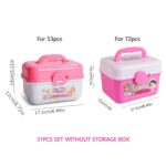 31/53/72pcs Kids Doctor Playset, Pretend Medical Kit for Toddlers, Educational Toy Set for Boys & Girls, Role Play with Tools, ABS Material, Ideal for Christmas & Birthday Gifts - Image 3