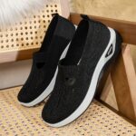 Four-Season Women'S Soft-Soled Casual Shoes with Elastic Openings, Slip-Resistant And Breathable Fabric. - Image 5