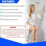 ⁦Suction Cup Shower Handle, Safety Support Handrail, Non-Slip Bathroom Grab Bar, Vacuum Cup Assist Grip, Plastic, No Electricity Needed, Bathroom Accessory⁩ - الصورة ⁦5⁩