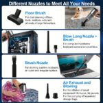 ⁦1pc Vacuum Cleaner 15000PA Wireless Handheld Vacuum Cleaner Home Appliance Car Vacuum Cleaner Wireless Handheld Car Vacuum Vacuuming And Blow 2in 1 Portable Strong Suction Cleaner Vacuum Accessories Cleaning Accessories Small Appliance⁩ - الصورة ⁦8⁩