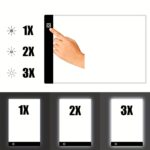 1set Led Drawing Copy Board Drawing Board, 3 Levels Dimmable, Painting Tablet A5/A4/A3 Size Light Pad, Copy Board, Learning Educational Auxiliary Tools - Image 8