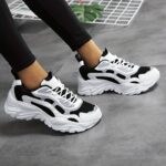 Women's Luminous Chunky Sneakers, Colorblock Mesh Low Top Running Trainers, Breathable Walking Sports Shoes plus size
