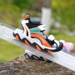 ⁦Boys' Summer Sports Sandals - Breathable, Non-Slip Sole, Hook-and-loop Fastener Strap, Durable with Striped Pattern⁩ - الصورة ⁦11⁩