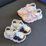 ⁦TEEOEC Youngsters's Cute Bunny Sandals - Breathable, Sturdy Sole, Protective Toe-Cap, PVC Footwear for Boys & Girls - Ideal for Spring/Summer Outdoor Activities, Youngsters Steps with Secure Fastening⁩ - الصورة ⁦6⁩