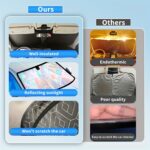 [2025 Upgraded] Car Windshield Sun Shade, UV | Sun Protection, Extended Edge No Light Leakage Design Cooling Protect Car Interior from UV Damage, Foldable Car Windshield Sun Visor for Front Window, Summer Sunscreen - Image 7