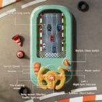 ⁦Kids Racing Game Console with Steering Wheel - Realistic Driving Experience, Competitive Toy for Ages 3-6, Exciting Strategy Game, New Year Gift, USB Powered, ABS Material, Traffic Education⁩ - الصورة ⁦7⁩