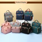 Lamroro Diaper Bag Backpack, Bags for Boys Girls, Diaper Backpack Bag with a changing station, Multifunction Large Travel Back Pack, Registry Search, Essential Gifts - Image 5