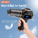 ⁦Portable Car Vacuum Cleaner, 2-in-1 Blowing and Suction Style, Lightweight at 335g, 2000mAh Rechargeable Battery, 5KPA Suction Power, Multiple Gap Tools, Suitable for Car Cleaning and Maintenance, Carnival Festival Gift⁩ - الصورة ⁦2⁩