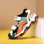 Boys' Sports Footwear - Non-Slip, Durable, Patterned Design with EVA Sole for Water and Outdoor Use - Image 4