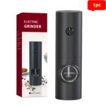 1pc Electric Pepper Grinder with a Storage Base for Black Peppercorns, Automatic Grinder for Pepper And Sea Salt, Measuring 5.99cm X 5.08cm X 18.8cm. - Image 6