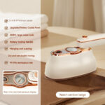 1200W Mini Steam Iron, Quick Heating, 20s Preheat, Dual Function Dry/Wet Ironing, 180° Rotatable Handle, Thermometer, Easy Storage, 220-240V European Plug, Home & Travel Use - EU - Image 5
