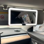 Rechargeable LED Car Makeup Mirror with Touch Screen, 3 Lighting Modes & Built-In Fill Light - USB-Powered Sun Visor Mirror for Cars, Trucks, SUVs - Keep Beautiful Anywhere, Anytime - Image 2