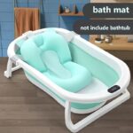 Soft & Non-Slip Youngsters Bath Seat Cushion - Cozy Bath Pillow for Youngsters, Perfect Gift for Christmas, Halloween, Thanksgiving, New Year | MAYAPHILOS | White/Pink/Blue