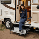 ⁦1pc Universal Metal Roof Rack with Locking Hooks - Foldable, Durable Aluminum Alloy, Ideal for SUVs and Sedans, Perfect for Car, Bicycle, and Outdoor Gear Storage, Outdoor Gear Storage|Foldable Roof Rack|Durable Metal Rack⁩ - الصورة ⁦7⁩