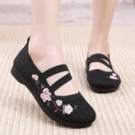 ⁦[Soft Sole] 2024 Women's Summer Casual Knit Flats | Soft Sole, Lightweight & Comfortable Fabric | PU Insole | Slip-On Shoes | Summer⁩ - الصورة ⁦9⁩