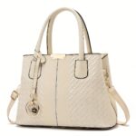 Mother's Day Gift for Mom Large Capacity Women's Bag New Commuter Handbag Simple Tote Fashionable Versatile Shoulder Easter - Image 3