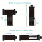 1pc Tripod Phone Mount Holder Head Standard Screw Adapter Rotatable Digtal Camera Bracket Selfie Lens Monopod Adjustable For Ring Light Camcorder, Compatible For Most Cellphones For IPhone - Image 6