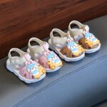 ⁦TEEOEC Youngsters's Cute Bunny Sandals - Breathable, Sturdy Sole, Protective Toe-Cap, PVC Footwear for Boys & Girls - Ideal for Spring/Summer Outdoor Activities, Youngsters Steps with Secure Fastening⁩ - الصورة ⁦7⁩