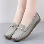 Women's Simple Flat Loafers, Casual Slip On Shallow Mouth Shoes, Lightweight & Comfortable Shoes - Image 12