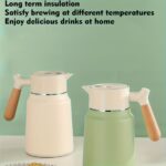1-Pack Stainless Steel Thermal Carafe 1.5L - Double-Wall Vacuum Insulated Hot Water Pot, Coffee Dispenser, Office Tea Flask, Heat Retention, Uncharged, No Battery Needed - Image 10