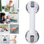 ⁦Suction Cup Shower Handle, Safety Support Handrail, Non-Slip Bathroom Grab Bar, Vacuum Cup Assist Grip, Plastic, No Electricity Needed, Bathroom Accessory⁩ - الصورة ⁦9⁩