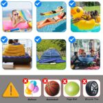 USB Rechargeable Electric Air Pump - Compact, Wireless Inflation Device for Camping, Portable for Inflatable Cushions, Air Mattresses, Boats, Swimming Rings, Made with Durable ABS & Copper - Image 7