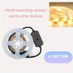 Valentine'S Day Warm White LED Strip Light with Motion Sensor - Easy Install USB Powered Lighting for Bedroom, Home, Kitchen, Wardrobe Decoration - Flexible Cuttable Tape, Romantic Space Theme, Non-changing White Light - Image 12