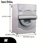 Heavy-Duty Waterproof & Dustproof Washing Machine Cover - UV Resistant, Multiple Sizes for Front Load Washers, Easy Roll-Edge Design, Safety Certified Appliance Protector - Image 5