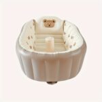 Korean baby inflatable bathtub bathtub Children high appearance level baby PVC bathtub bathtub portable collapsible bath tub game pool inflatable bathtub travel artifact - Image 4