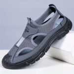 ⁦Men'S New Summer Breathable Mesh Slip-On Shoes, Perfect for Driving, Outdoor Activities, And The Beach.⁩ - الصورة ⁦5⁩