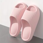 Women's Comfort Slides - Non-Slip, Durable Thick Sole EVA Sandals for Indoor & Bathroom Use, Solid Color Open Toe Summer Shoes - Image 12