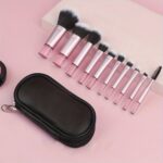10pcs Mini Makeup Brush Set With Storage Bag, Portable Travel Supplies, Loose Powder Brush Contour Brush Eyeshadow Brush Eyebrow Brush Concealer Brush Kit, Professional Makeup Brushes Essential Cosmetics Ideal Gift - Image 8