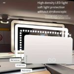 Rechargeable LED Car Makeup Mirror with Touch Screen, 3 Lighting Modes & Built-In Fill Light - USB-Powered Sun Visor Mirror for Cars, Trucks, SUVs - Keep Beautiful Anywhere, Anytime - Image 8