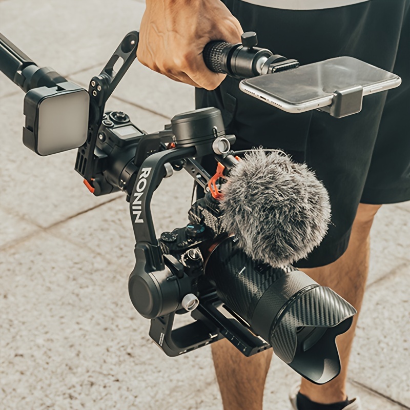 613fad9a-e3ee-4f17-837d-942697efdedf.jpg MINIFOCUS Handheld Gimbal Stabilizer Grip with NATO Clamp, Aluminum Alloy Camera Accessory, Expandable Multi-Function Mount, Adjustable Angle for DJI RS4/RS4 PRO/Ronin RS3 Mini/RS3/RS3 Pro/RS 2/RSC2 Gimbal Handle - Image 1