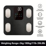 Smart Scale for Body Weight, 181.44 KG Capacity Bathroom Digital Weighing Scale with BMI, Muscle Mass, Accurate Home User Health Equipment Sync Apps,Carbon Fiber with Anti-slip finish - Image 5
