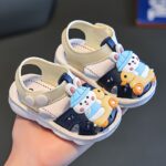 ⁦TEEOEC Youngsters's Cute Bunny Sandals - Breathable, Sturdy Sole, Protective Toe-Cap, PVC Footwear for Boys & Girls - Ideal for Spring/Summer Outdoor Activities, Youngsters Steps with Secure Fastening⁩ - الصورة ⁦3⁩