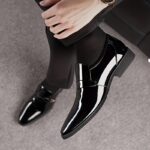 Men'S Non-Slip Uniform Dress Shoes PU686 - Image 5
