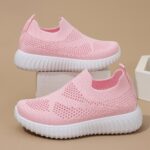 One pair of breathable and lightweight mesh casual sports shoes for girls and boys in four colors, suitable for spring and summer - Image 4