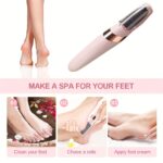 ⁦1pc Rechargeable USB Electric Foot File for Callus Removal - Portable Foot Grinder with Smooth, Round Design, Ideal for Foot Care and Smoothing, Foot Care Tool | Modern Foot Care | Smooth Finish, Foot Care Products⁩ - الصورة ⁦8⁩