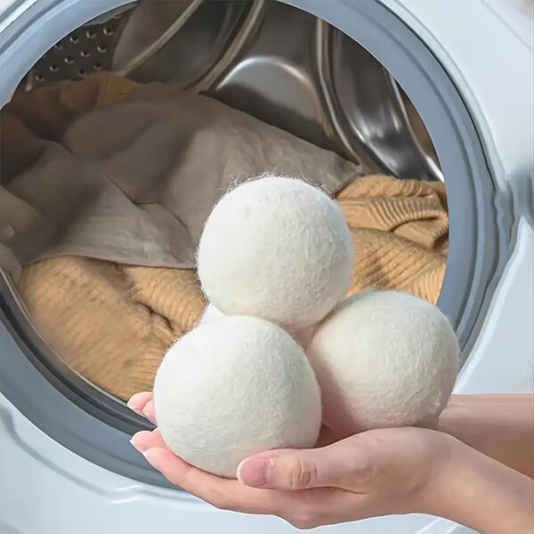 3pcs Laundry Dryer Balls - High-Quality Fabric Softener Alternative, Reusable Clothes Drying Aid