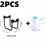 ⁦Space-Saving Metal Bucket Rack - Easy Assembly, Perfect for Kitchen & Office Storage, Water Bucket, Daily Essentials⁩ - الصورة ⁦4⁩